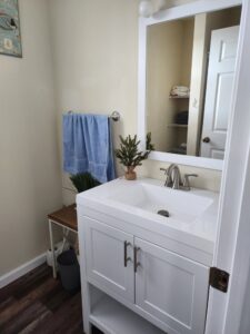 bathroom remodel and paint